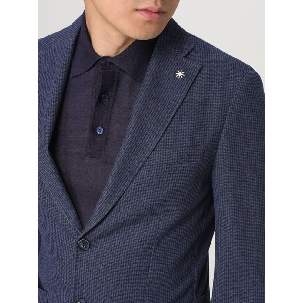 Manuel Ritz Jacket Men Blue - Picture 4 of 4